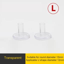 High Heel Protectors Glittery Clear Heel Stoppers Heel Repair Caps Covers for Women Shoes Non-slip Shoe Accessories 2PC