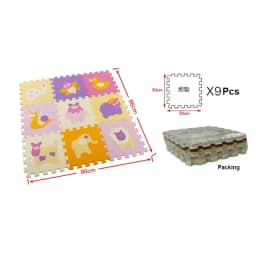 30*30*1cm Cartoon Animal Pattern Play Mats Puzzles EVA Foam Floor Pad For Children Baby Play Gym Crawling Mats Toddler Carpet