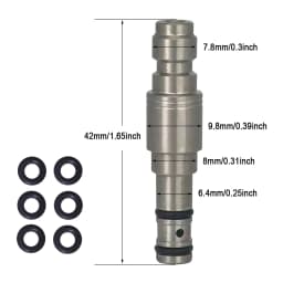 Stainless Steel Filling Probe Quick Charging Adapter Valve 8mm Fill Nipple or 1/8BSPP Thread for High Pressure Air