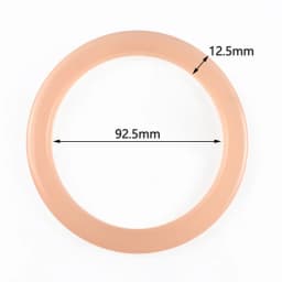 1/2/4Pcs Resin Round Bags Handle Plastic Amber O Rings for Purse Handbag Handles DIY Handmade Craft Woven Bag Accessories