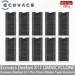 Ecovacs Deebot X11 OMNICYCLONE X11 Pro Omni (Water Tank Version) Main Side Brush Hepa Filter Rag Dust Bag Accessories