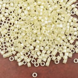 2.5mm Pearl Colour Antique Small Craft Beads Mini Glass Cylindrical Beads for Making Bracelet and Necklace