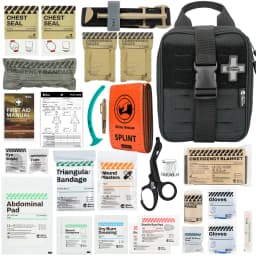 CE Approved Rhino Rescue IFAK Pouch Trauma Kit Tactical First Aid Kit MOLLE Pouch Emergency Kit Combat Survival Kit For Camping