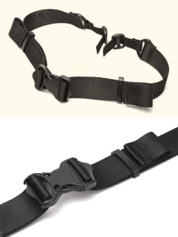 JiJi Hiking Backpack Belt Buckle Load Reduction Mountain Climbing Bag Waist Fixed Strap Ergonomic Design Lightweight Waist Clip