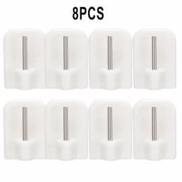 4/8/12pc Curtain Hooks Self-adhesive Hooks Household Universal Hooks Small Brackets Small Curtain Rod Brackets Home Viscose Hook