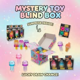 Stress Relief Needoh Squishy Surprise Blind Box Assorted Soft Fidget Squeeze Toy Sensory Play Toy Party Supplies