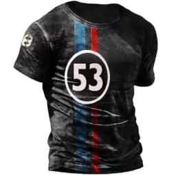 Vintage T Shirts for Men 3D Print American Tops Short Sleeve Oversized Hip Hop O-Neck Cotton T-Shirts Men Clothing Camiseta 6XL