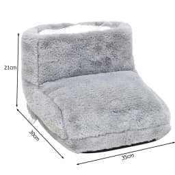 Electric Heater Foot Warmer USB Charging Fleece Soft Warm Foot Cover Washable Winter Feet Heating Pads For Home Bedroom Sleeping