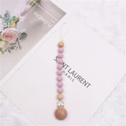 INS Pacifier Chain Food Grade Silicone Pacifier Pendant Gum Anti Drop Chain Baby Grinding Toy Bebe Pacifier Clips Baby Toys