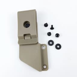 1piece Rotatable KYDEX Sheath Waist Clip Scabbard Clip Sheath Accessories Outdoors Carry KYDEX Sheath Tool with Two Set Screws
