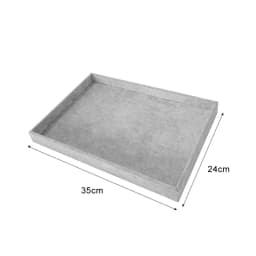Acrylic Transparent Round Bare Diamond Box Jewelry Storage Display Tray Diamond Gem Storage Tray Counter Display Rack