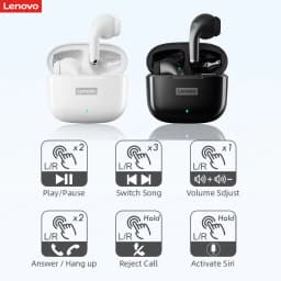 Lenovo LP40 Pro TWS Wireless Headphones Bluetooth 5.4 HiFi Stereo Earphones Gaming Sports Touch Control HD Call With Mic Earbuds
