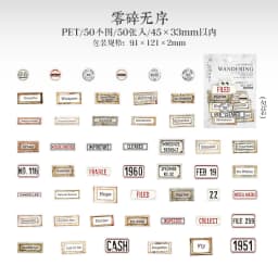 Journal GO 50pcs Vintage Collage Stickers Historical Creative Decorative Stickers for Scrapbook Junk Journal Collage DIY Crafts