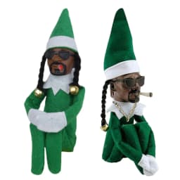 1/2pcs Snoop on A Stoop Christmas Elf Doll 2024 Christmas Decorations Festive Atmosphere Doll Ornament New Year Xmas Gift