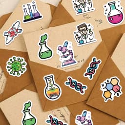 500PCS Chemical Material Roll Stickers Small Patterns Exquisite Stickers DIY Luggage Notebook Envelope Label Stickers