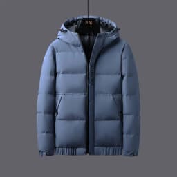 Men New Embroidered Cotton Padded Coat Men Slim Fit Parkas Men Outdoor Casual Cold Proof Jacket Autumn Winter Fashion Parkas