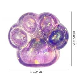 Cat Paw Taba Squishy Toy – Ultra-Soft Stress Relief Squeeze Toy with Quick Recovery, Cute Cat Paw Design, Mix Colors