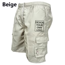 Customized Summer Printed Men's Cargo Shorts Casual Jogging Shorts Loose Pocket Work Shorts Sports Shorts