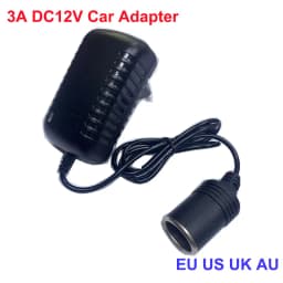 Car Power Adapter AC to DC Converter 110V/ 240V to 12V 15A 180w Power Supply Adapter Cigarette lighter with EU plug 10A 8A 6A 5A