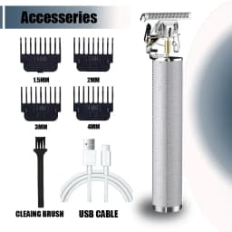 Professional T9 Hair Clipper Cordless USB Beard Trimmer Kit - Haircut Grooming Machine for Stylists Hair Cutting Tool