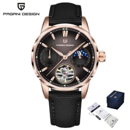 Pagani Design 2025 New 41MM Luxury Automatic Mechanical Men's Watch Stainless Steel 10bar Waterproof Pilot Watch reloj hombre