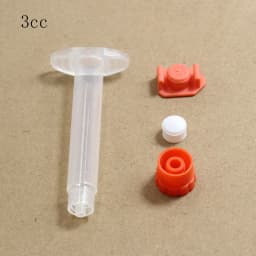 Transparent PP Tube Flux Container USA Type Dispensing Needle Tips Plastic Syringe Barrel 3CC 5CC 10CC 30CC 50CC Sub-Packing