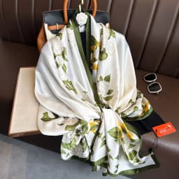 Luxury Design 180X90CM Long Shawls Beach Women Square Scarves Popular The Four Seasons Bandanna Sunscreen New Style Silk Scarf