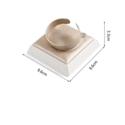 PU Leather Jewelry Store Display Case Ring Earring Bracelet Organizer Tray Pendant Necklace Chain Holder Neckform Stand Showcase