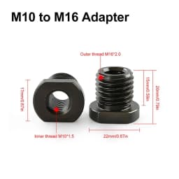 Angle Grinder Thread Adapter M10 To M14 M16 Thread Nut Arbor Connector Thread Converter Universal Polishing Screw Accessories