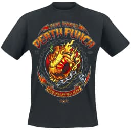The Righteous Side of Hell Five Finger Death Punch T-Shirt Men Women Rock Band Graphic Tee Cotton Summer Streetwear Top