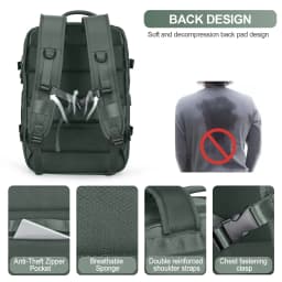 Backpack for Women Men Waterproof Air Travel Backpack Hand Luggage Laptop Bags Large Capacity Expansion Backpack Shoulder Bag