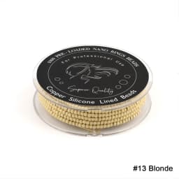 ARLANY Hair Extension Beads 3mm 500pcs/Roll Pre-Loaded Copper Nano Beads for Sewing in Extensions Feather Extensions