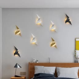 New Nordic LED Bird Wall Lamps Bedroom Decor Wall Lights Indoor Modern Lighting For Home Stairs Bedroom Bedside Light Fixtures