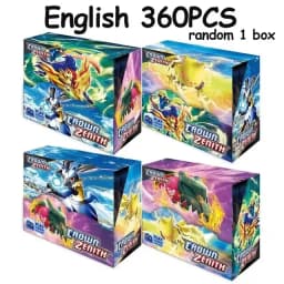 NEW 360PCS Card White Flare Black Bolt Prismatic SPARKS Scarlet Violet 151 English Booster Battle Transaction Gift