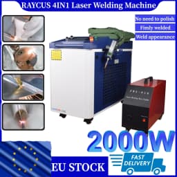 RAYCUS 4IN1 3000W Handheld Water Cooled Fibre Laser Welding Single Wire Feeder 10M Fibre Optic Cable for Metal Welding Cutting
