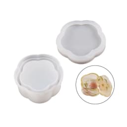 DIY Crystal Epoxy Resin Jar Mold Storage Box Lid Silicone Mould for DIY Jewelry Making Candy Box Container Casting Tool