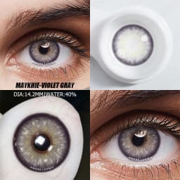 AMARA 1 Pair Colored Contact Lenses for eyes/men Natural Look Fast Delivery BLUE Eye Lenses Gray Contact Green Eye Lenses