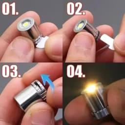 Tiny LED Light Bulbs Battery Operated Lantern Dollhouse Miniature Lamp Samll Spotlights for Displays Party Wedding Decoration