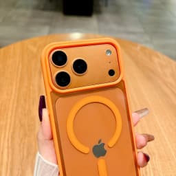 Luxury Magnetic Colorful Border Clear Case For iPhone 17 Air 16E 15 14 Plus11 12 13 17 Pro Max For Magsafe Wireless Charge Cover