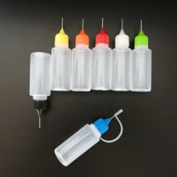 10 pcs Drip Glue Needle Bottle for Epoxy Resin Mold Plastic Squeeze Bottles With Syringe Needle Tip DIY Crafts Tools Injection
