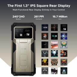 DOOGEE S200 Max 5G Rugged Phone 1.32' Rear Display Dual Light Flashlight 16GB 512GB 22000mAh 6.72'' 120Hz Screen Smartphone NFC