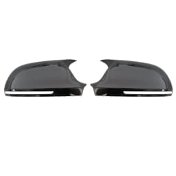 For Audi A3 8P A4 A5 B8 Q3 A6 C6 4F S6 1Pair Side Wing Mirror Cover Add On Side Rear View Mirror Cap Cover Car Accessories