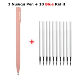 Nusign Gel Pen Neutral Pens Pучка Caneta Rotary Switch Smooth 0.5MM Black Ink Writing for Office School Cute Stationery