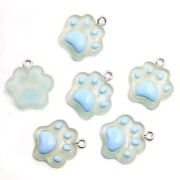 10pcs 20*22mm Mini Cartoon Cat Paw Charms For DIY Decoration Earrings Necklace Fashion Jewelry Accessories