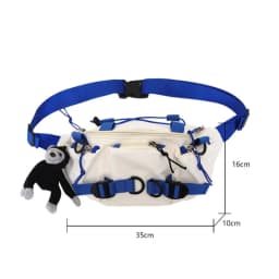 2024 Techwear Style Punk Hip Hop Single Shoulder Crossbody Bag Men Women Street Vintage Chest Bag Casual Sport Fanny Pack Сумка