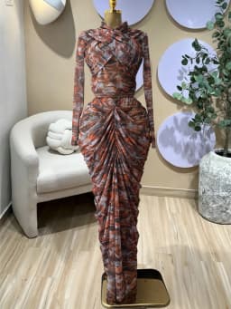 GLCMYAYA Tie Dye Printed Women Set Wrap Crop Top + Ruched Maxi Skirt 2026 Summer Beach Vacation Birthday Two Piece Set Outfits