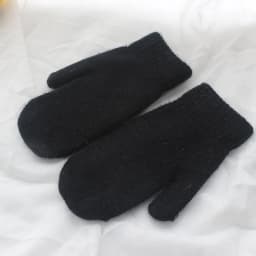 1pair Women Winter Keep Warm Plush Gloves Elasticity Soft Full Fingers Mittens Imitation Rabbit Fur Knitted Girls Fashion Gloves