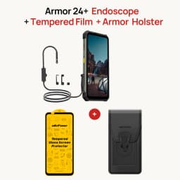 Ulefone Armor 24 Rugged Smartphone Up to 24GB RAM 256GB ROM 22000mAh 66W 64MP Night Camera 6.78"120Hz Android 15 Global Version