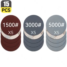 Sand Paper Sanding Discs Hook And Loop Adhesive Sandpaper For Car Headlight Restoration Polishing Sander Polisher Backing Pad