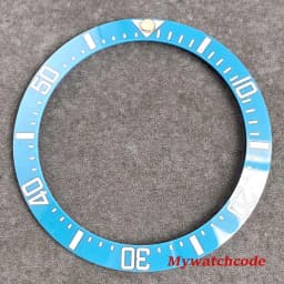 38mm X 30.6mm Watch Bezel Insert Ceramic Mods Replacement Fit For 40mm Automatic GMT SUB SKX 007 Repair Accessories Case Ring